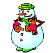 snowman imej-animasi-gif